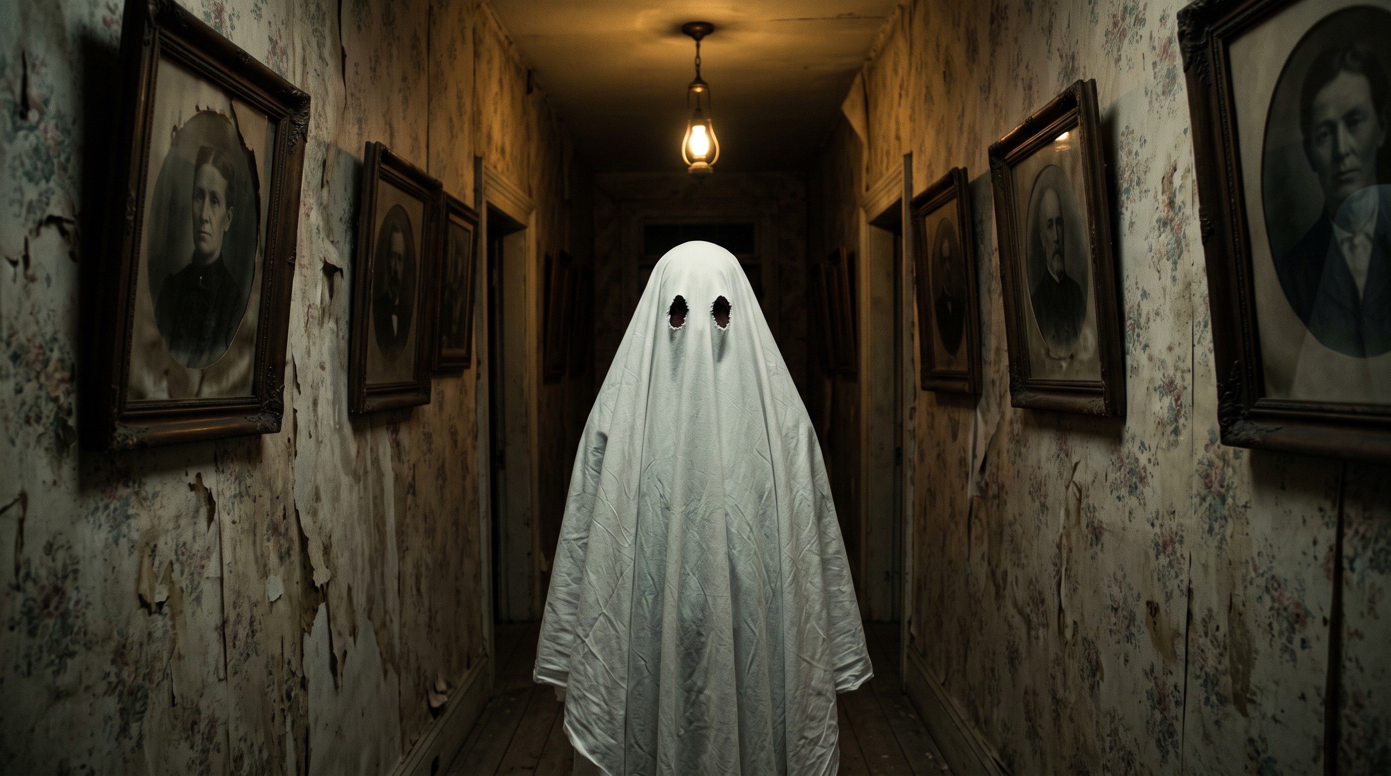 Ghost in hallway